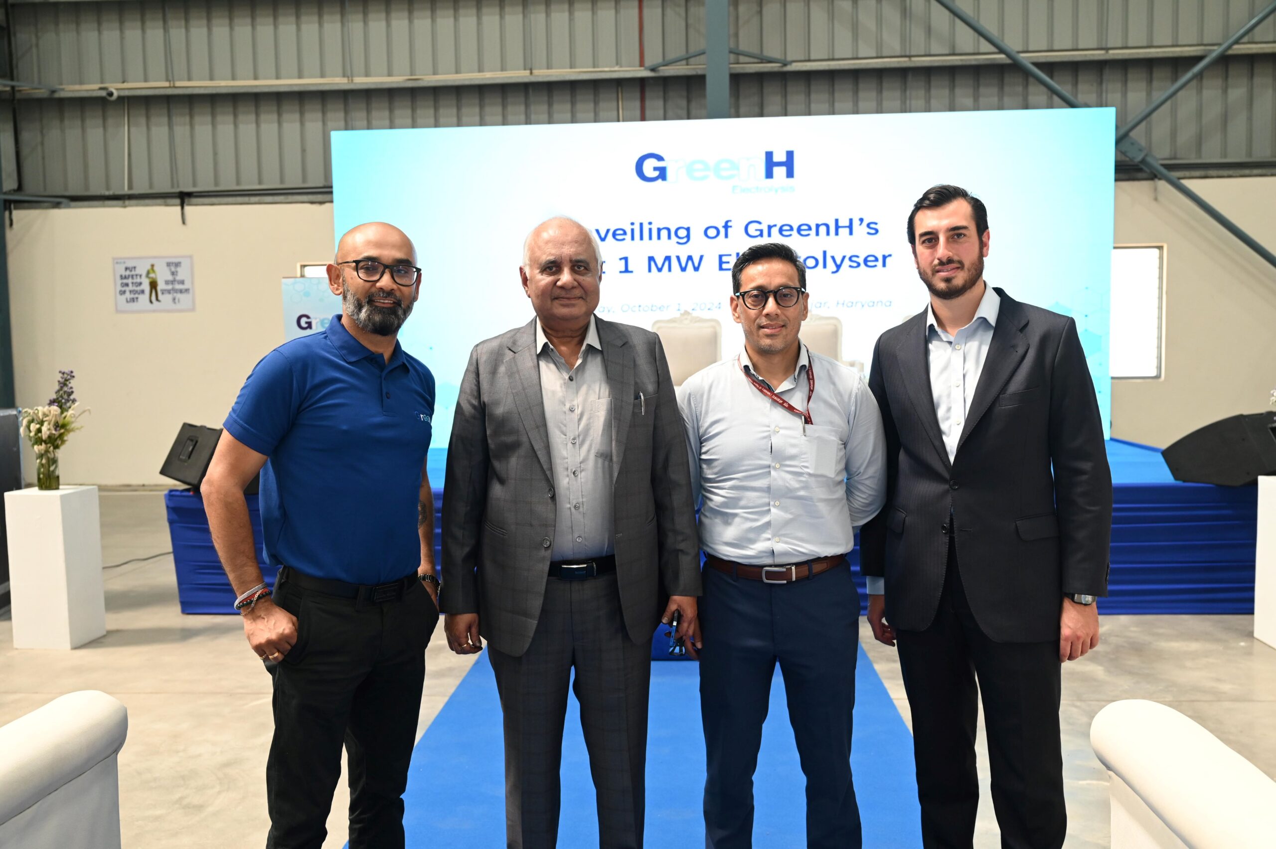 Greenh Electrolysis Unveils Its First Mw Pem Electrolyzer Pv